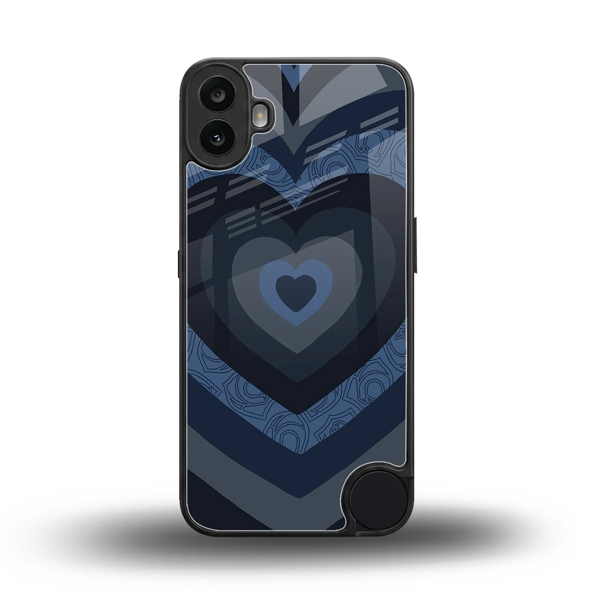 Y2K Frosted Berry Hearts back phone cover | glass case for cmf nothing phone 1