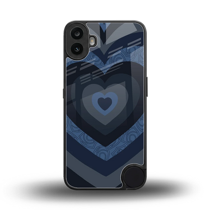 Y2K Frosted Berry Hearts back phone cover | glass case for cmf nothing phone 1