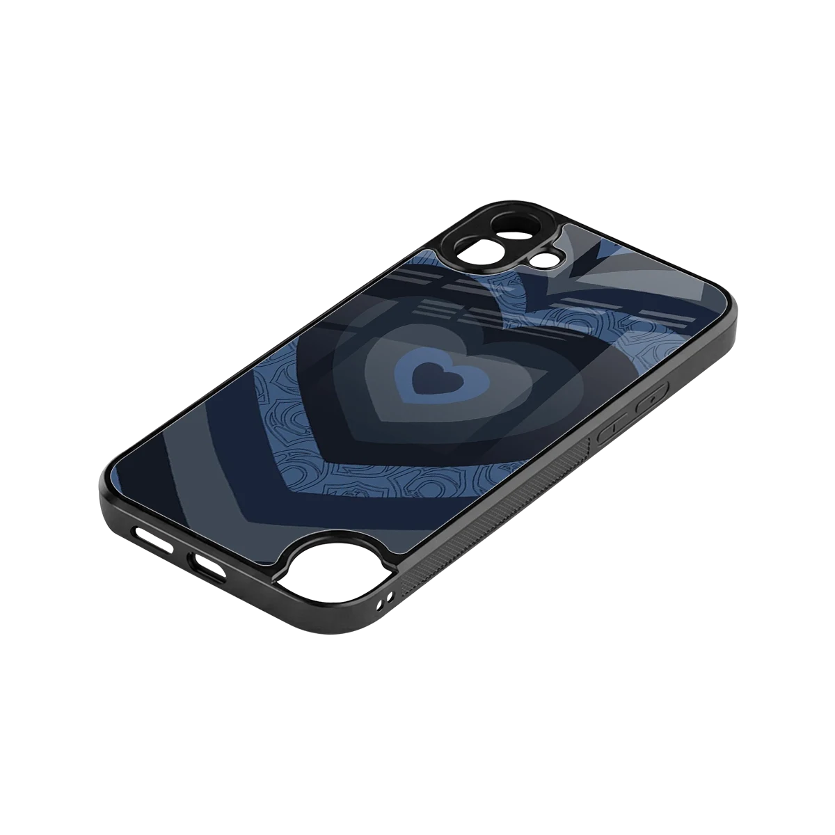 Y2K Frosted Berry Hearts stylish phone case for cmf nothing phone 1 | glossy glass and slim fit