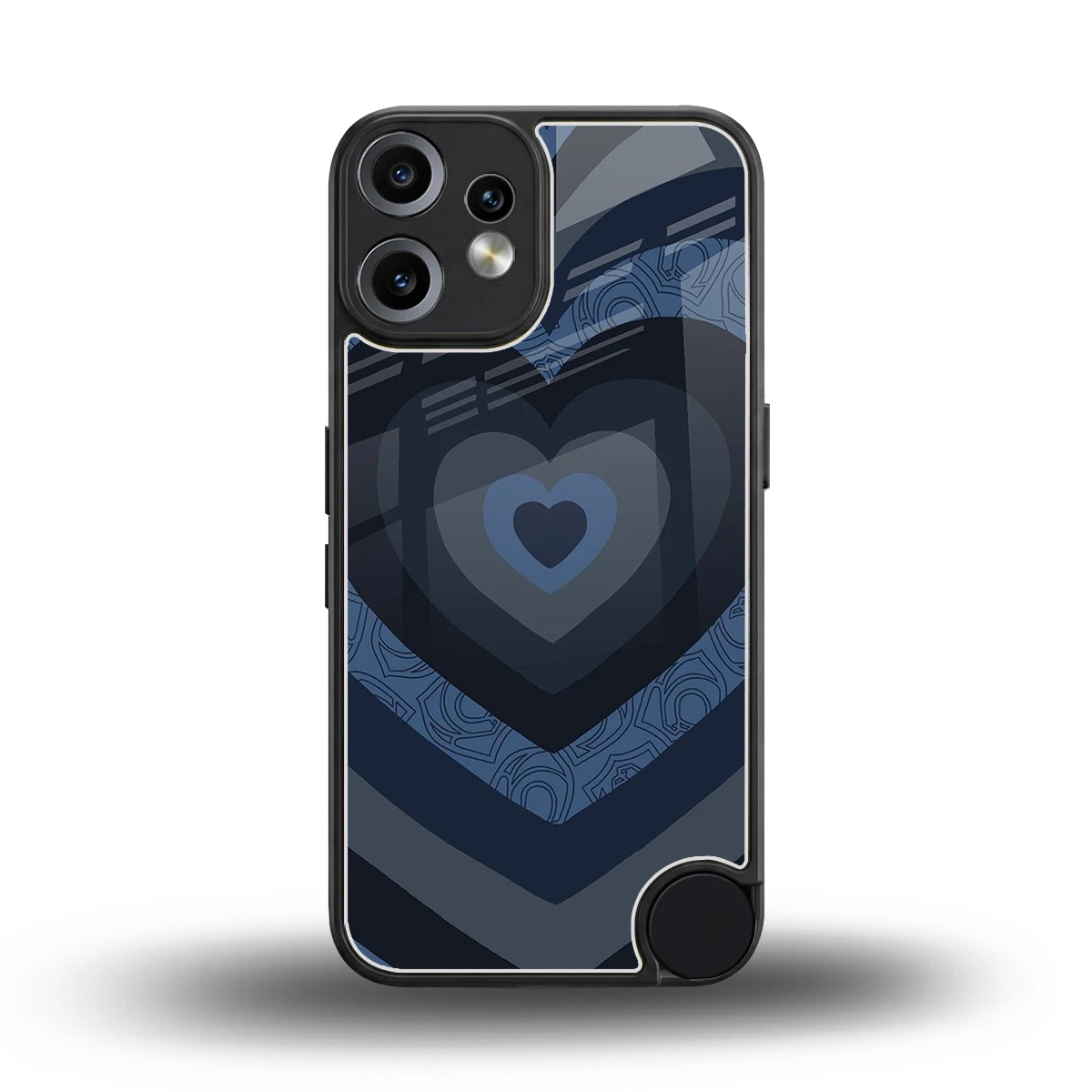 Y2K Frosted Berry Hearts back phone cover | glass case for cmf nothing phone 2 pro