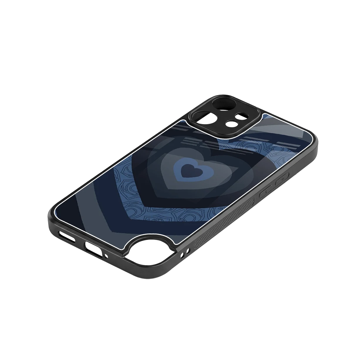Y2K Frosted Berry Hearts stylish phone case for cmf nothing phone 2 pro | glossy glass and slim fit
