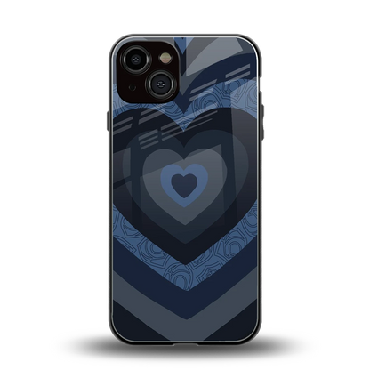 Y2K Frosted Berry Hearts back phone cover | glass case for iphone 13