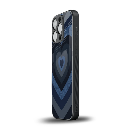 Y2K Frosted Berry Hearts iphone 15 pro mobile cover | shockproof glass phone case