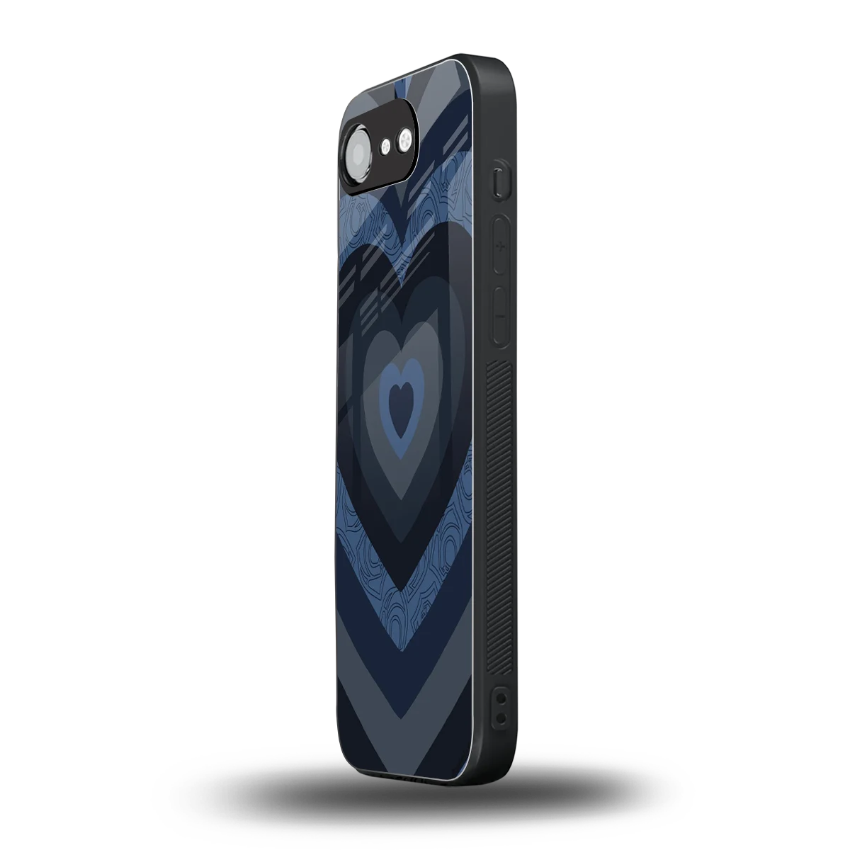 Y2K Frosted Berry Hearts iphone 17e mobile cover | shockproof glass phone case