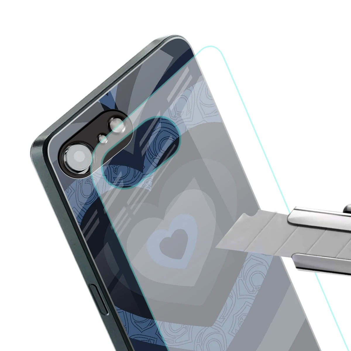 Y2K Frosted Berry Hearts stylish phone case for iphone 17e | glossy glass and slim fit