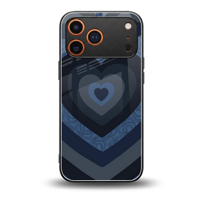 Y2K Frosted Berry Hearts back phone cover | glass case for iphone 17 pro
