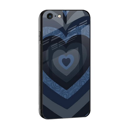 Y2K Frosted Berry Hearts sleek iphone 6 cover with tempered glass back and TPU edges