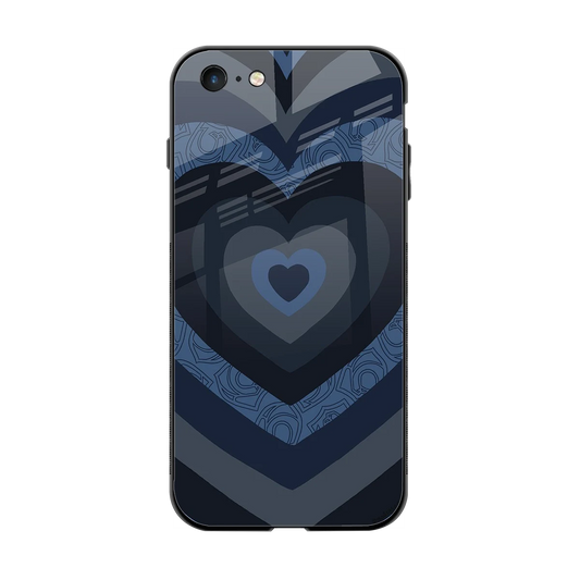 Y2K Frosted Berry Hearts back phone cover | glass case for iphone 6