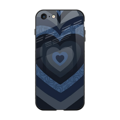 Y2K Frosted Berry Hearts back phone cover | glass case for iphone 7