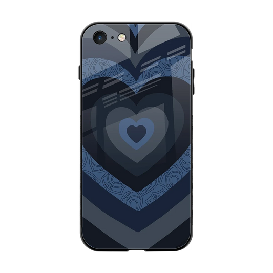 Y2K Frosted Berry Hearts back phone cover | glass case for iphone 7