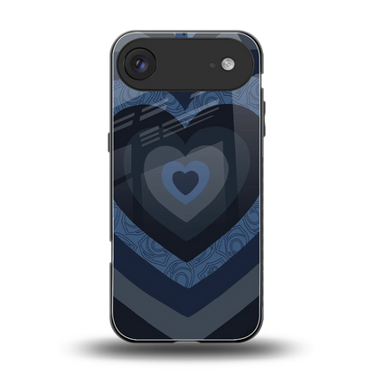 Y2K Frosted Berry Hearts back phone cover | glass case for iphone air