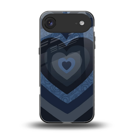Y2K Frosted Berry Hearts back phone cover | glass case for iphone air
