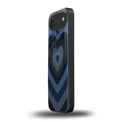 Y2K Frosted Berry Hearts iphone air mobile cover | shockproof glass phone case