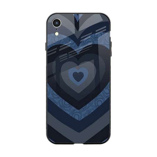 Y2K Frosted Berry Hearts back phone cover | glass case for iphone xr