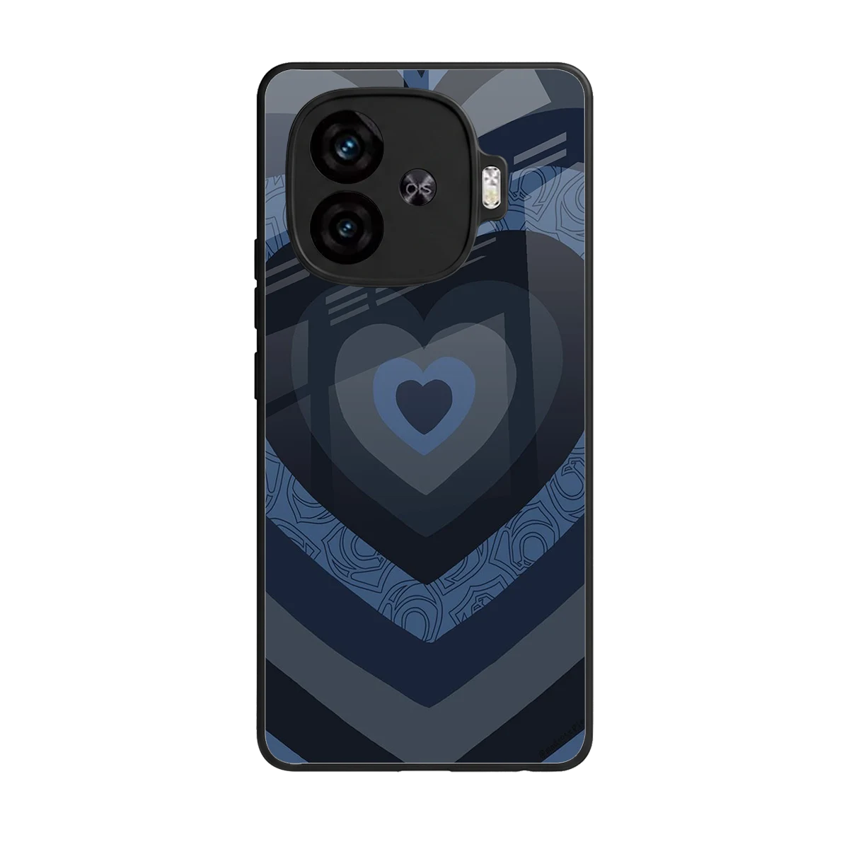 Y2K Frosted Berry Hearts back phone cover | glass case for iqoo neo 10r 5g