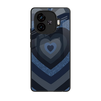 Y2K Frosted Berry Hearts back phone cover | glass case for iqoo neo 10r 5g