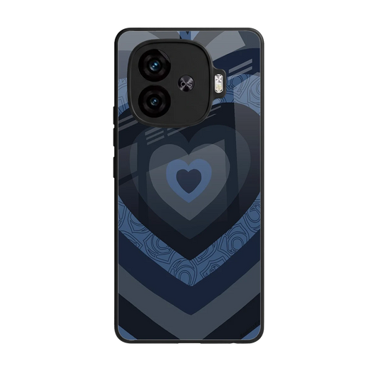 Y2K Frosted Berry Hearts back phone cover | glass case for iqoo neo 10r 5g