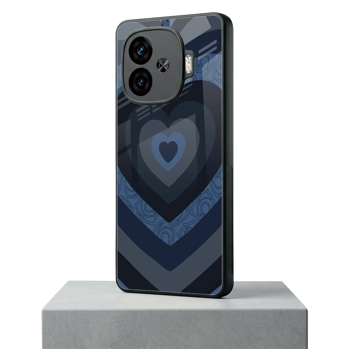 Y2K Frosted Berry Hearts iqoo neo 10r 5g mobile cover | shockproof glass phone case
