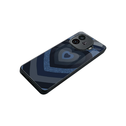 Y2K Frosted Berry Hearts stylish phone case for iqoo neo 10r 5g | glossy glass and slim fit