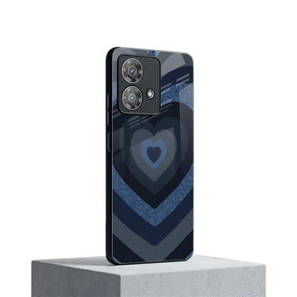 Y2K Frosted Berry Hearts motorola edge 40 neo 5g mobile cover | shockproof glass phone case