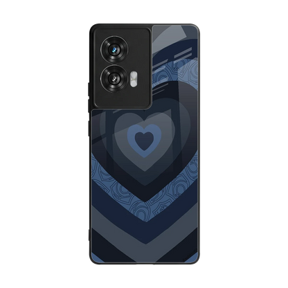 Y2K Frosted Berry Hearts back phone cover | glass case for motorola edge 50 fusion
