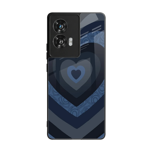 Y2K Frosted Berry Hearts back phone cover | glass case for motorola edge 50 fusion
