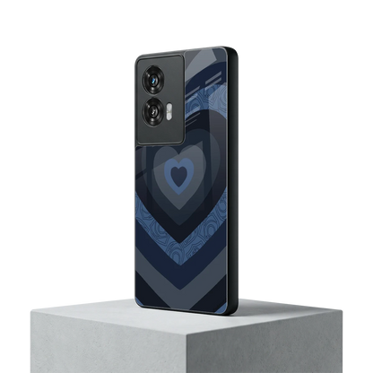 Y2K Frosted Berry Hearts motorola edge 50 fusion mobile cover | shockproof glass phone case