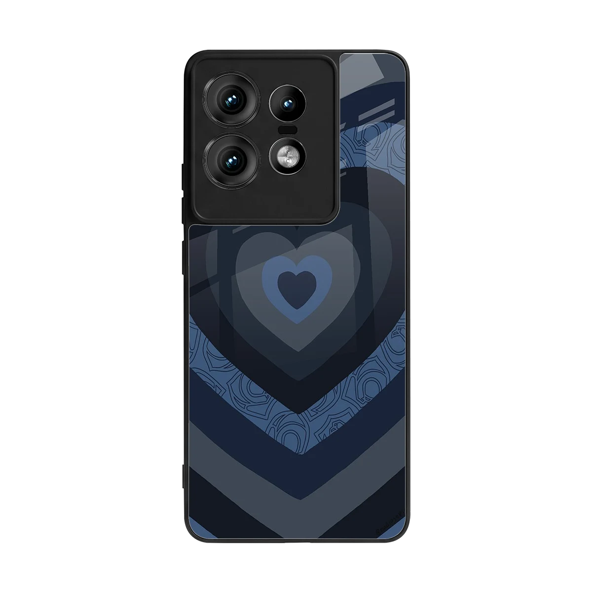Y2K Frosted Berry Hearts back phone cover | glass case for motorola edge 50 pro