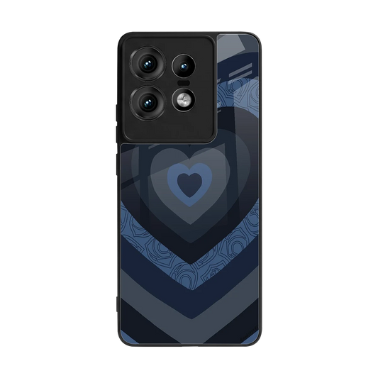 Y2K Frosted Berry Hearts back phone cover | glass case for motorola edge 50 pro