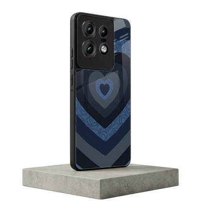 Y2K Frosted Berry Hearts motorola edge 50 pro mobile cover | shockproof glass phone case