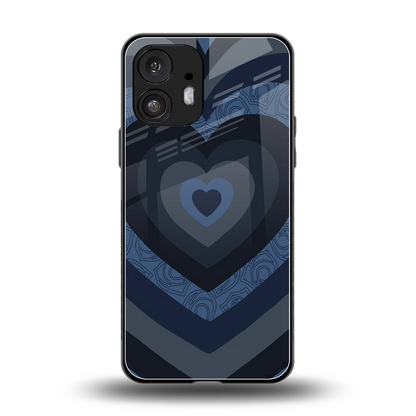 Y2K Frosted Berry Hearts back phone cover | glass case for nothing phone 2