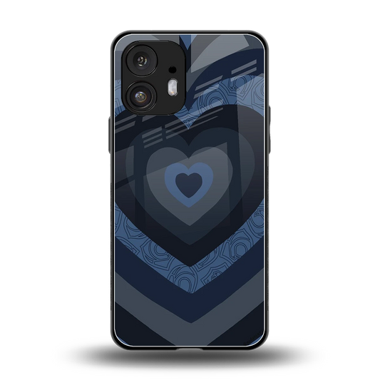 Y2K Frosted Berry Hearts back phone cover | glass case for nothing phone 2