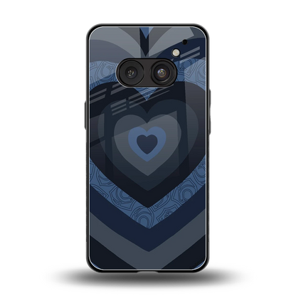 Y2K Frosted Berry Hearts back phone cover | glass case for nothing phone 2a