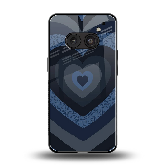 Y2K Frosted Berry Hearts back phone cover | glass case for nothing phone 2a