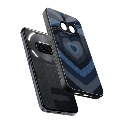 Y2K Frosted Berry Hearts sleek nothing phone 2a cover with tempered glass back and TPU edges