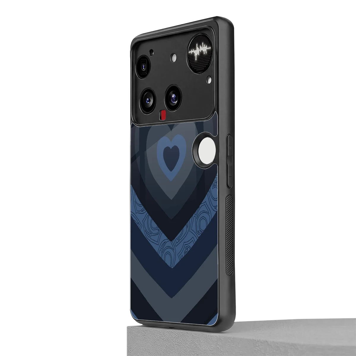 Y2K Frosted Berry Hearts nothing phone 3 mobile cover | shockproof glass phone case