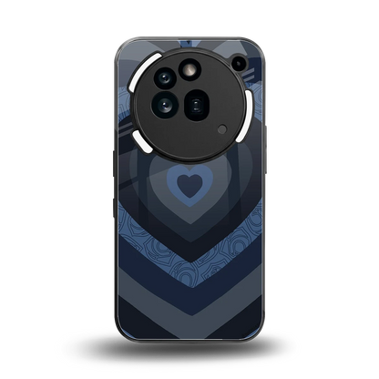 Y2K Frosted Berry Hearts back phone cover | glass case for nothing phone 3a pro