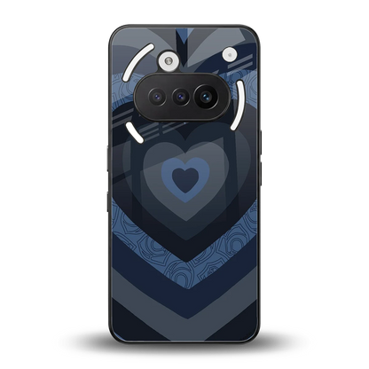 Y2K Frosted Berry Hearts back phone cover | glass case for nothing phone 3a