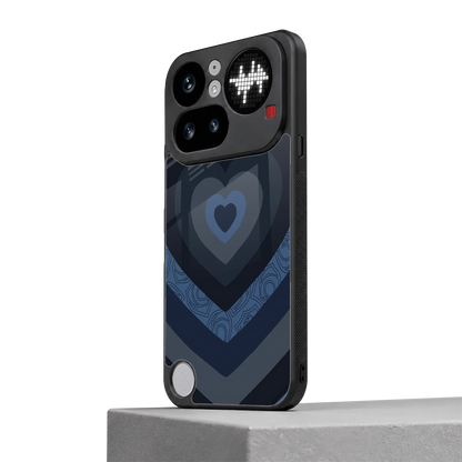 Y2K Frosted Berry Hearts nothing phone 4a pro mobile cover | shockproof glass phone case