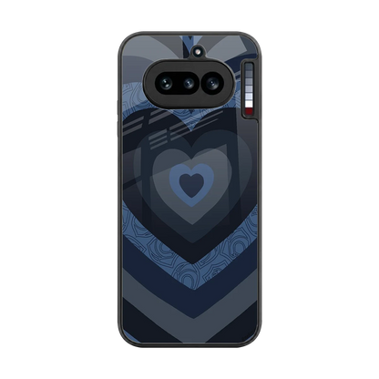 Y2K Frosted Berry Hearts back phone cover | glass case for nothing phone 4a