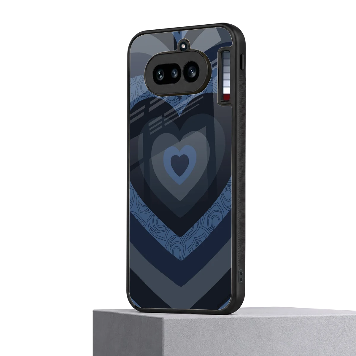 Y2K Frosted Berry Hearts nothing phone 4a mobile cover | shockproof glass phone case