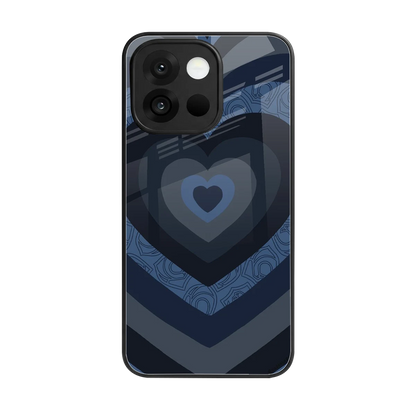 Y2K Frosted Berry Hearts back phone cover | glass case for oneplus 13s