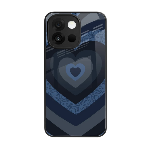 Y2K Frosted Berry Hearts back phone cover | glass case for oneplus 13s