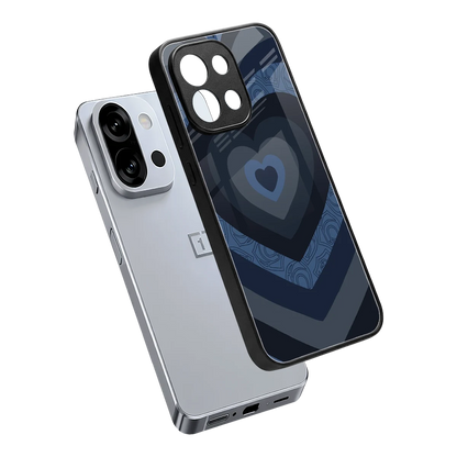 Y2K Frosted Berry Hearts sleek oneplus 13s cover with tempered glass back and TPU edges