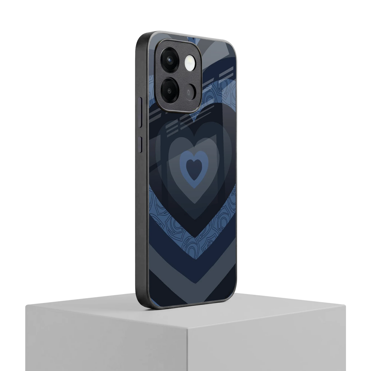 Y2K Frosted Berry Hearts oneplus 13s mobile cover | shockproof glass phone case