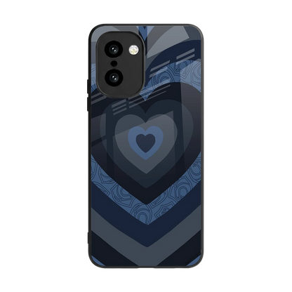 Y2K Frosted Berry Hearts back phone cover | glass case for oneplus 15r