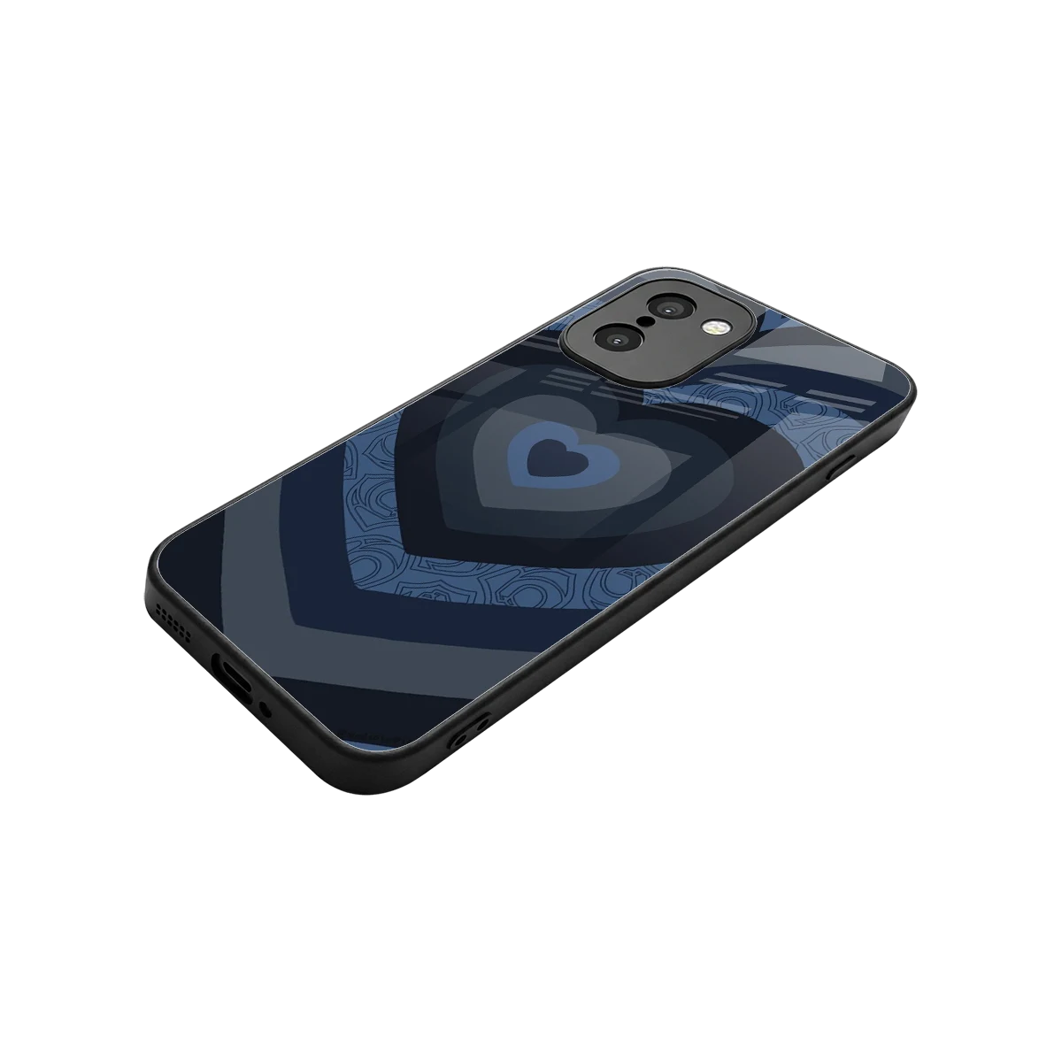 Y2K Frosted Berry Hearts stylish phone case for oneplus 15r | glossy glass and slim fit