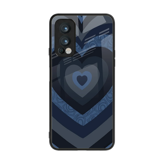 Y2K Frosted Berry Hearts back phone cover | glass case for oneplus nord 2