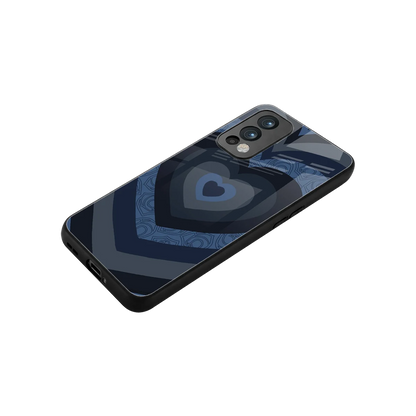 Y2K Frosted Berry Hearts stylish phone case for oneplus nord 2 | glossy glass and slim fit