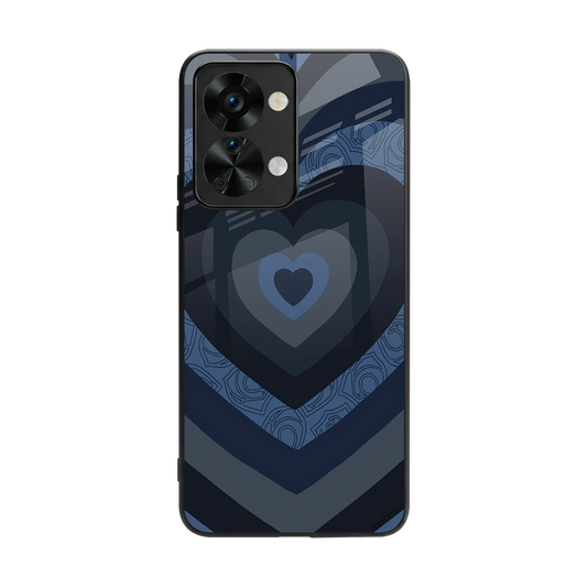 Y2K Frosted Berry Hearts back phone cover | glass case for oneplus nord 2t
